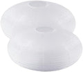 White Oval Paper Lanterns, 22in Large Hanging Paper Lantern Shade, 2 Pack by Qiokhgi