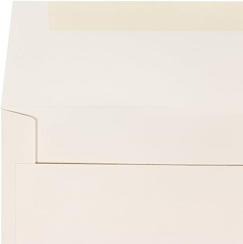 JAM PAPER A9 Strathmore Invitation Envelopes - 5 3/4 x 8 3/4 - Natural White Wove - 100/Pack - Image 4