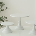3-Set Cake Stands, White Dessert Display Plate Cupcake Stands for Baby Shower Wedding Birthday Party Celebration Home Decor - Image 6