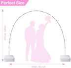 Chamvis Balloon Arch Kit and Electric Balloon Pump, 7.4ft Balloon Arch Stand with Base - for Wedding Baby Shower Birthday Party Decorations - Image 2