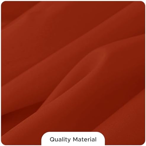Fitable 8 Pack Rust Tablecloths 70x108 Inch for 6 Ft Rectangle Tables - Image 7