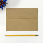 LUXPAPER A7 Invitation Envelopes for 5 x 7 Cards in 80 lb. Grocery Bag, Printable Envelopes for Invitations, w/Peel and Press Seal, 500 Pack, Envelope Size 5 1/4 x 7 1/4 (Brown) - Image 4