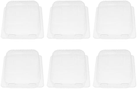 PVC Cake Boxes 100pcs for Baked Goodies and Cookies by GOOHOCHY