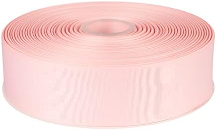 2" X 100 Yards Solid Grosgrain Ribbon for Gift Wrapping Parties, Wedding Decoration, Crafts Sewing (Lt. Pink) by Fondersy