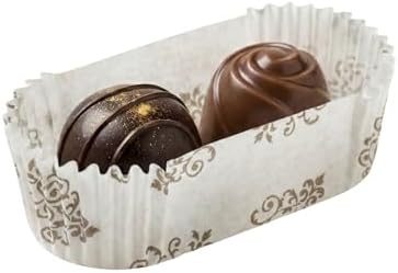 Restaurantware-Premium 3-inch Baking Cups, 1.4 oz: Regular-Ridged Elliptical Paper Baking Cups Perfect for Muffins, Cupcakes or Mini Snacks - Vintage Floral Design - Disposable - 200-CT - Image 6