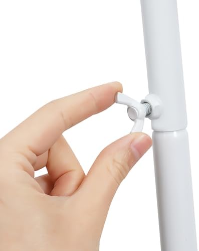 Ballon Stand 6.56 Ft(2M) and 2pcs Flower Stands 31.5 in,Metal Wedding Arch,Half Arch Balloon Stand with Base for Ceremony Birthday Baby Shower Anniversary Background Decoration (White) - Image 6