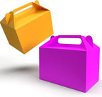 The Dreidel Company Gable Treat Boxes, Party Favor Boxes for Kids Birthday, Candy Boxes Party Favors, Weddings Events, Baby Shower, 6.25" x 3.5" x 3.5" Inch Box (Multi-Color Treat Box) (192-Pack) - Image 5
