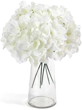 Auihiay 304Pcs Hydrangea Artificial Flowers Bulk, Silk Hydrangeas Flowers - Image 3