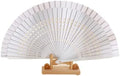 Personalized Sandalwood Fan Wedding Favors&Birthday Gifts&Christmas Gift Custom Wooden Fans Party Favor Bridal Shower Gifts (White,40pcs) by jifu