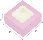 Bakepacker Lavender Cookie Boxes With Window 6x6x3 inches 60pcs - Image 6