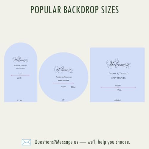 Personalized Baby Shower Vinyl Decal | Custom Welcome Sticker for Wall, Mirror, Acrylic Sign or Photo Backdrop | Elegant Script Design for Gender Reveal and Party Decor w163 - Image 6