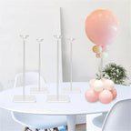 Balloon Sticks With Bases Balloon Stick Stand Clear Acrylic Kit, 4 Pack Sticks With Base For Table Centerpiece,for Wedding Birthdays Parties Decoration - Image 4