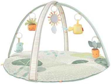Skip Hop Tummy Time Mat, 3-in-1 Activity Baby Play Gym, Age 0-2y, Garden Oasis, Green Multi by Unknown