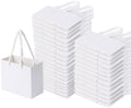 Meonua Mini Gift Bags w/Handles White 3.94x4.72x2.36 by Meonua