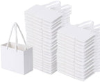 Meonua Mini Gift Bags w/Handles White 3.94x4.72x2.36 by Meonua