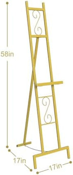 2 Pack Easel Stand for Sign, Wedding Welcome Display Poster Frame Holder - Image 6