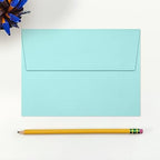 LUXPaper A7 Invitation Envelopes | Peel & Press | 5 1/4" x 7 1/4" | Seafoam Blue | 80lb. Text | 250 Qty - Image 4
