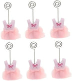 SHINEOFI 12 Pcs Pink Baby Shower Table Numbers Girl Baby Clothes Name Place Card Holders Clip Memo Clip Wedding Decorative Price Tag () - Image 7