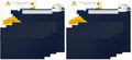 110 5x7 Navy Blue Invitation Envelopes - for 5x7 Cards - A7 - (5 ¼ x 7 ¼ inches) - Perfect for Weddings, Graduation, Baby Shower - 120 GSM - Peel, Press & Self Seal - Square Flap (Pack of 2) by SenseiSupplies