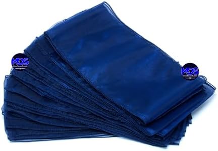 MDS Pack of 100 Organza Chair Sashes for Wedding & Event Décor – Navy Blue - Image 5
