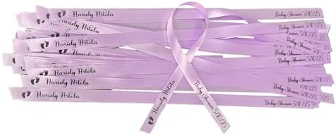 25 Personalized Ribbons Assesmbled Bows Custom Bridal Shower Favor Party Favors Wedding Bridesmaid Memorial Ribbons Funeral Baby Invitations Mis XV años Quinceanera (Champagne) - Image 7