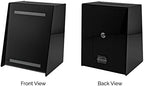 Locking Ballot Box 8.75" Countertop Raffle Thoughts or Suggestion Forms Collection Bin Black Acrylic by Marketing Holders - Image 4