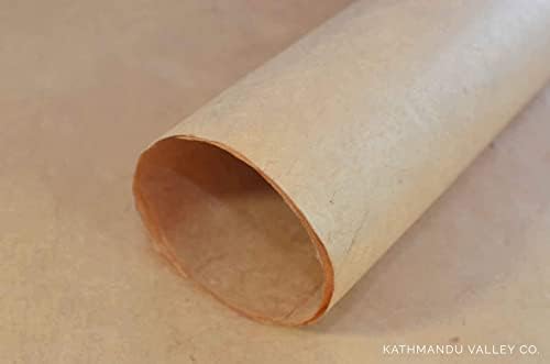 Kathmandu Valley Co. Handmade Lokta Decorative Wrapping Paper, Madder Root - Image 2