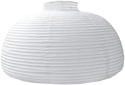 Large White Hanging Paper Lanterns Paper Lamp Shade, 2Pcs, 18inch by TopAAA