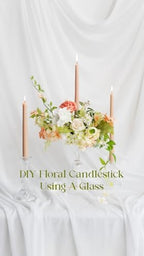 Ling's moment Fake Flowers Box, Faux Artificial Greenery Stems Foam Roses Gardenia Silk Peony Ranunculus Fabic Flower for Centerpieces Bouquet Wedding Vase Decorations, Garden Blush, Grand Combo - Image 5