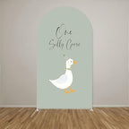 Arch Backdrop Cover for One Silly Goose Baby Shower Arch Stand Stretchy Cover First Goose Kids 1st Birthday Party Fiesta Decorations (6.6x3.3ft Cover,992) - Image 2