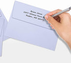 LUXPaper A7 Invitation Envelopes | Peel & Press | 5 1/4" x 7 1/4" | Lilac Purple | 80lb. Text | 500 Qty - Image 6