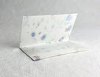 Of The Earth Handmade Paper - Wildflower Seed Paper Folding Table Card - Place/Name/Gift - 3.5" x 4" - Set of 96 (56s Pink & Purple Petal) - Image 2
