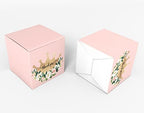 Inkdotpot Paper Box - Mini Favor Box For Baby Shower 4x4x4 Inches Paper Gift Boxes, Candy Paper Box For Party Favors, Baby Shower Unicorn,Girl Theme- Pack Of 20-a - Image 2