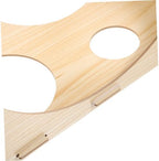 Wood Balloon Sizer Box Template with 9 Holes and Size Marker - Image 7