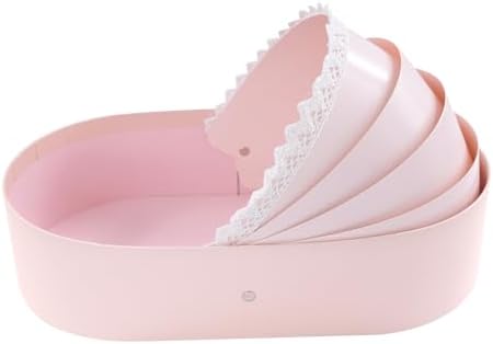 10PCS Baby Basket, Empty Cardboard, Baby Shower Gender Reveal,Pink - Image 2