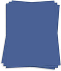Recycled Royal Blue Card Stock - 8 1/2 x 11 - Heavyweight 111lb Cover - 25-Pack by LCIPaper