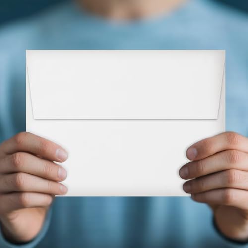 LUXPaper A7 Invitation Envelopes | Peel & Press | 5 1/4" x 7 1/4" | Bright White | 80lb. Text | 250 Qty - Image 5