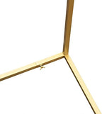 5.3x9.2ft/1.62x2.8m Wedding Arch Metal Garden Arbor Square Backdrop Stand Wedding Arches for Ceremony Metal Square Backdrop Stand Easy-to-Assemble Wedding Decorations Arch (Gold) - Image 6