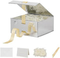 Small Gift Boxes with Lids for Presents Silver Gift Box 5 Pack 6X6X3 Inch by Unknown