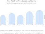 Spandex Arch Backdrop Covers 5x3ft(HxW) for Barn Farm Truck Birthday Party Decorations Double-Sided Chiara Arched Stand Fabric Cover Kids Baby Shower Parties Tablecloth Props - Image 6