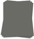 Slate Gray Card Stock - 8 1/2 x 11 Gmund Colors Matt 111lb Cover, 25 Pack by LCIPaper