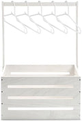 Suzile Baby Shower Crate Wooden Closet Baby Basket Gift,White by Suzile