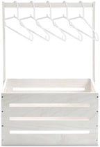 Suzile Baby Shower Crate Wooden Closet Baby Basket Gift,White by Suzile