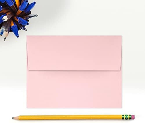 LUXPaper A2 Invitation Envelopes | Peel & Press | 4 3/8" x 5 3/4" | Candy Pink | 80lb. Text | 250 Qty - Image 4