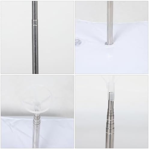 1 Set Graduation Balloon Column Stand Kit - Adjustable Balloon Tower Pillar - Reusable Metal Telescopic Design for Wedding, Baby Shower, Birthday Party Decoration - Image 3