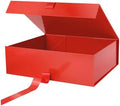 PACKHOME Extra Large Red Gift Box with Ribbon Magnetic Lid 17x14.5x5.5in by PACKHOME