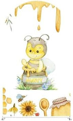 Cute Bee Theme Arch Stretchy Fabric Covers Honey Honeypot Arched Cover for Birthday Party Baby Shower Decoration Banner(Cover+Arch Stand) by Aerdce