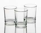 Set of 72 Richland Votive Candles White Unscented and 72 Clear Glass Eastland Votive Holders - Image 4
