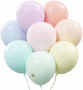 AFTERLOON® Biodegradable Balloons 100 pcs Pastel Assorted 12 Inch, Natural Rubber Latex Plastic-Free Alternative Matte Color Durable Thickened Extra Strong Helium Float, for Wedding Decor Rainbow by AFTERLOON%C2%AE