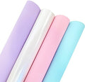 Jillson Roberts All Occasion Wrapping Paper Bundle for Easter, Bridal Showers, Weddings, and Birthdays, Pastel Solids, 4 Pack by JillsonRoberts